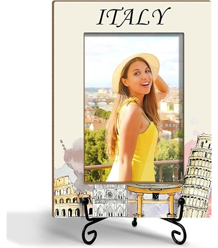 Amazon.co.jp: Qiwog イタリア フォトフレーム - イタリア 観光名所